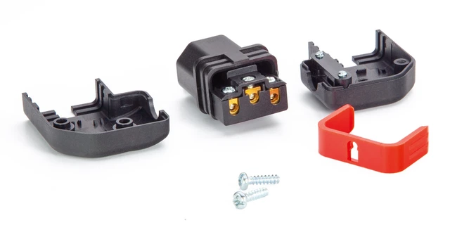 IEC-LOCK IEC MAINS CONNECTOR C13 type female, cable, locking, horizontal 