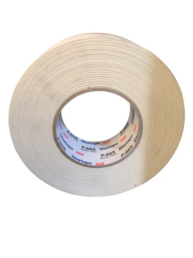 Shurtape P665 50mm x 55m, vevd, Hvit 