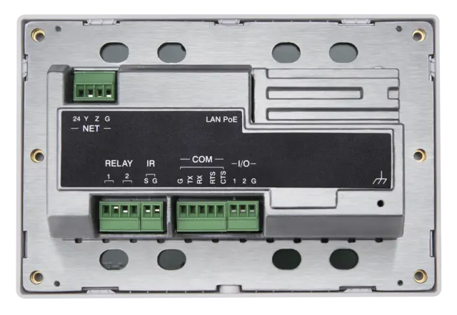 Crestron MPC3-302-W Prosessor 3-serie Bryterpanel Innfelt vegg, PoE, Hvit 