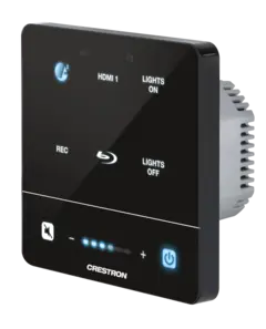 Crestron MPC4-201-B Prosessor 4-serie Bryterpanel Innfelt vegg, PoE, Sort