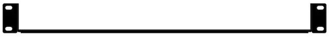 BSS BLU RACK | rack kit for inntil 2 stk BLU-BIB / BLU-BOB 1U 