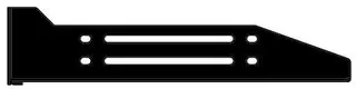 BSS BLU RACK | rack kit for inntil 2 stk BLU-BIB / BLU-BOB 1U 