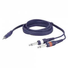DAP FL31 - stereo mini-jack to 2 mono Jack L/R 1,5m