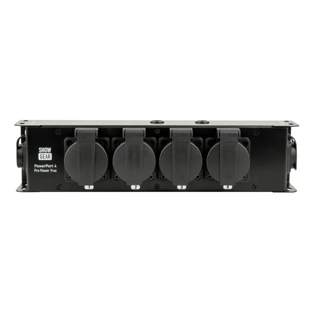 Showgear Powerport 4 x Schuko Power Pro True 