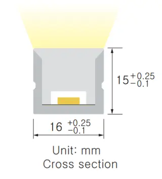 Protech LED Neon Top RGBW60 15w/m IP67, 24V, 5m 