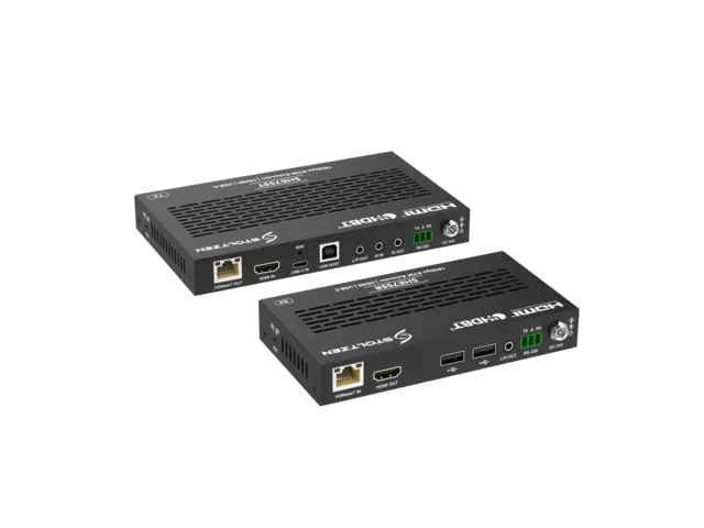 Stoltzen SHE755 HDBaseT™ Kit 18Gbps, HDMI/USB-C, HDBaseT 3.0, USB 2.0 