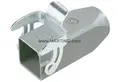 Han 3A Hood Coupler 1 Lever M20 Steel, Grey