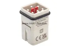 Harting Han Q5/0 Male 5P + PE Push-in terminal 0.5-2.5mm²
