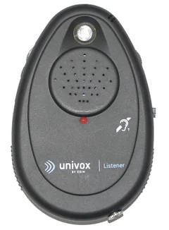Univox Listener teleslyngetester, iinkl. halsstropp, AA batteries