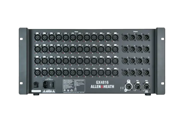 A&H GX4816 AudioRack for dLive or SQ systems; 48 mic/line, 1 