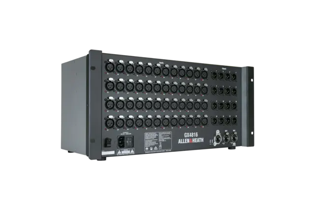 A&H GX4816 AudioRack for dLive or SQ systems; 48 mic/line, 1 