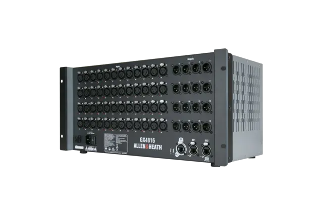 A&H GX4816 AudioRack for dLive or SQ systems; 48 mic/line, 1 