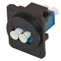 Canford TUK D-Series keystone LC to LC, single mode, duplex, black/blue