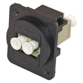 Canford TUK D-Series keystone LC to LC multi mode, duplex, black/beige