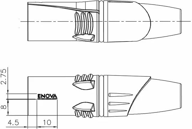 ENOVA 5pin XLR Han Kabel 