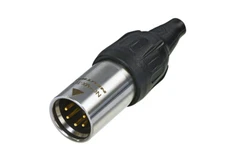 Neutrik NC5MX-TOP 5P XLR Kabelplugg Han Sort IP65