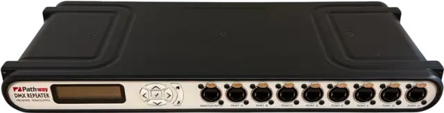 CT Pathway P9118 DMX Repeater Pro 8 Way, Front EtherCON 