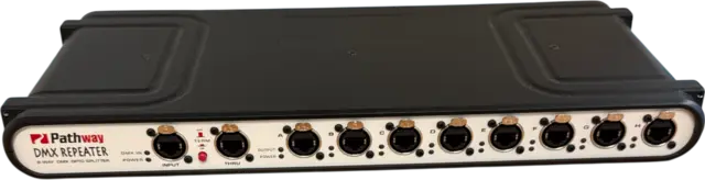 CT Pathway P9018 DMX Repeater Pro 8 Way, Front EtherCON 