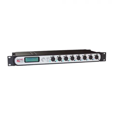 CT Pathway P6403 Eight-port node with front XLR five-pin connectors 