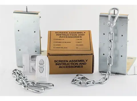 Screenline LODO motor 16:10 540x338cm 251" m/sorte kanter, lystett, gain 1,0 