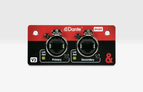 A&amp;H SQ &amp; AHM Dante Audio Interface Modul 64x64