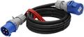 Skjøtekabel 3-fas 230V 32A 5 Meter CEE NMHVO 4G6MM2, IP44