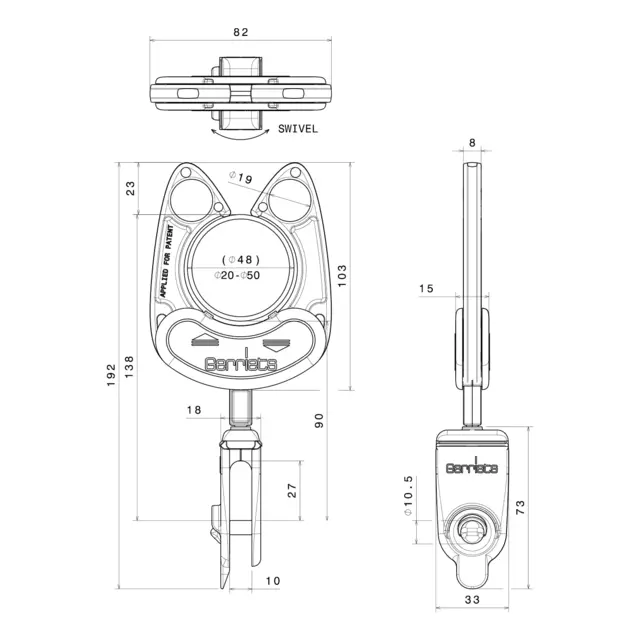 Gerriets Pipe cat 50 mm 