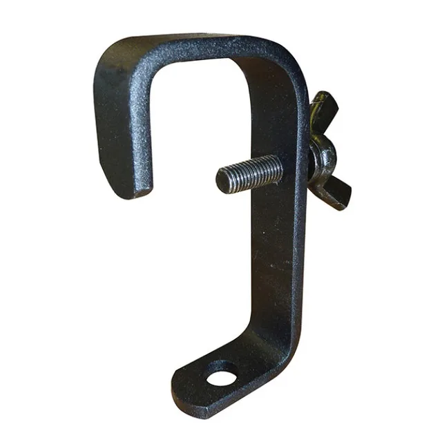 Doughty T20101 Hook Clamp (25 X 6 Flat) 50mm Standard (Black) 