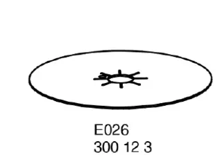 Nivtec. plastic washer for rail support bolt ø26mm set of 4 (#269) 