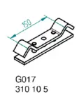 Nivtec rail link, stage, 150 mm reinforced, steel galvanize 