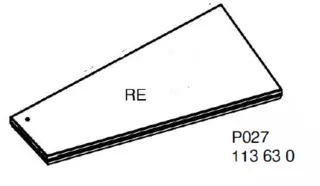 Nivtec platform, ext trapezoid right, for circle Ø 6 m (#28) 