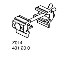Nivtec platform link alu, for platforms with groove 