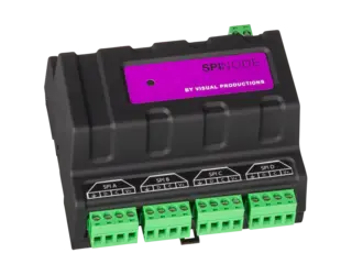 Visual SpiNode 4-port SPI Ethernet Node