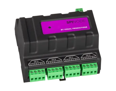 Visual SpiNode 4-port SPI Ethernet Node