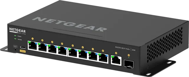 Netgear GSM4210PD AV Line M4250 10-Port | 8xPoE+ 110W | 1x1G | 1xSFP 