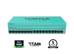 Turtle AV Mineola 8x8 Dante Audio Bridge 8x XLR inputs with 48V Phantom Power