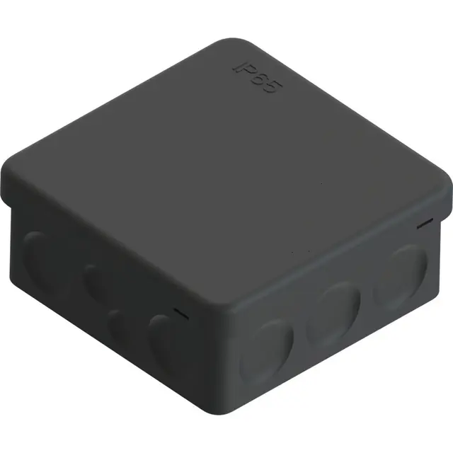 Namron koblingsboks 88 IP65 sort 