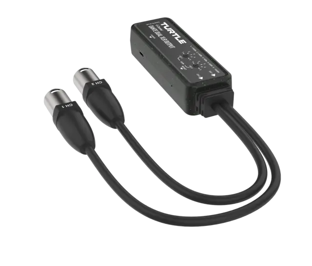 Turtle AV Dante Dual XLR Output Adapter 