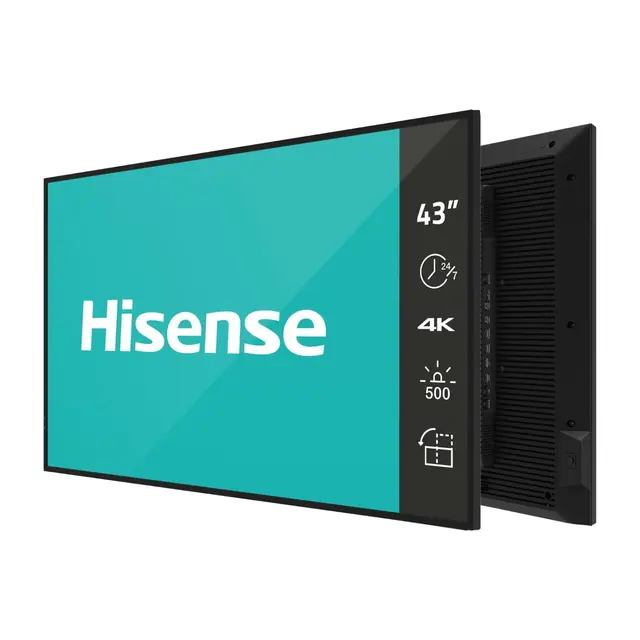 Hisense 43" 24/7 UHD 4K 500 nits Haze 25% | Wireless share | Android 11 