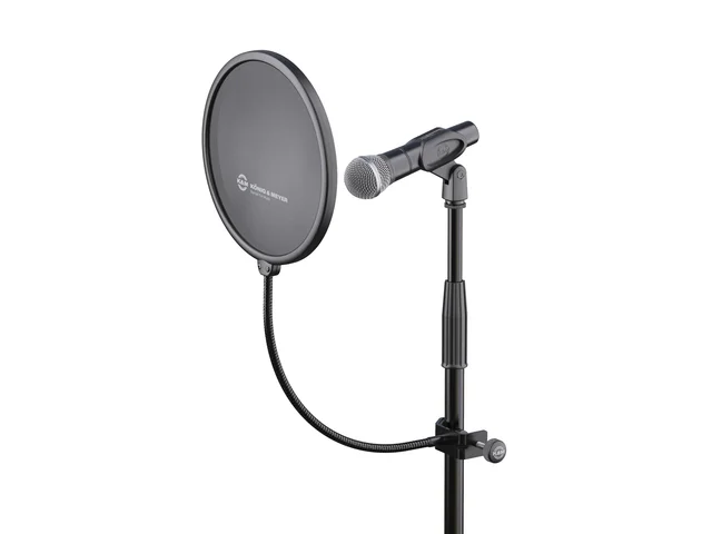 K&M 23966 Popfilter, sort, 200 mm 