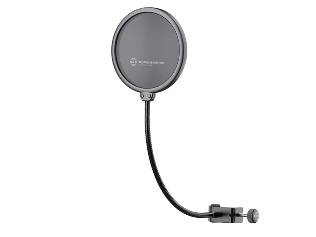 K&M 23966 Popfilter, sort, 200 mm 