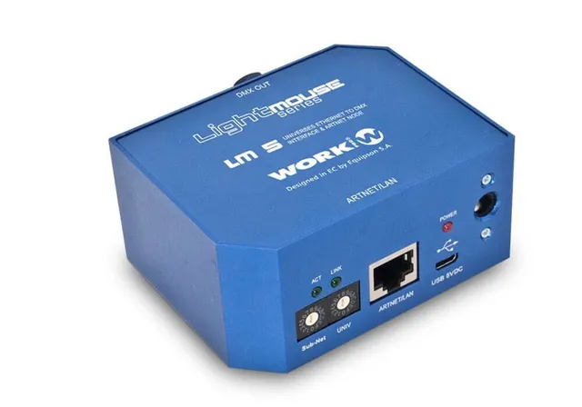 WORK LM 5 INTERFACE Ethernet-DMX gateway 