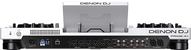 Denon DJ PRIME 4+ Special Edition White 4-deck frittstående DJ-kontroller Wifi 