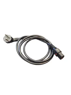 Ratstand Mains lead Schuko plug to IEC socket, 2m, with lock