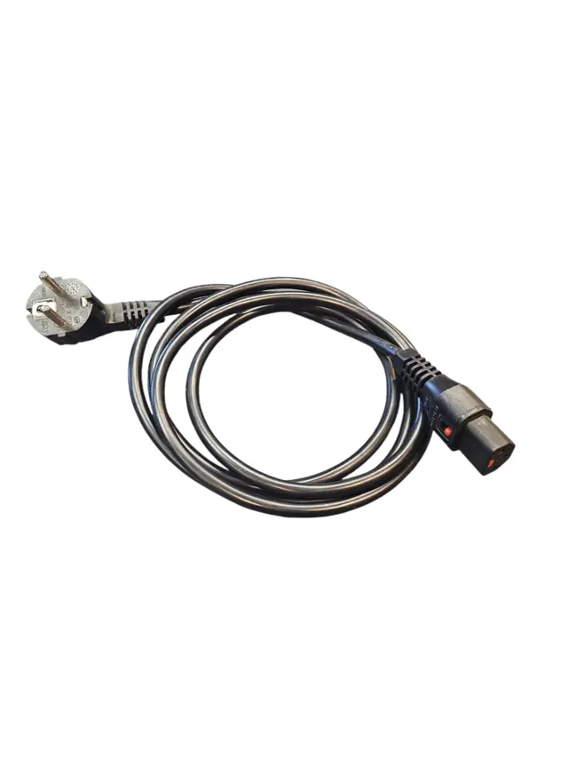 Ratstand Mains lead Schuko plug to IEC socket, 2m, with lock 