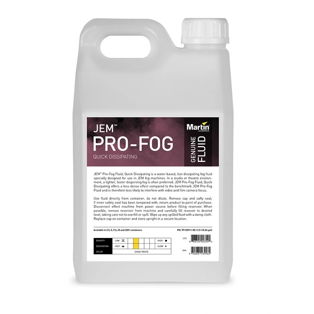 JEM Pro-Fog Fluid Quick Dissipating, 4x 2.5 l 