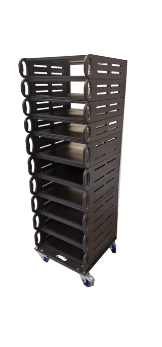 Capro CaFlex6 Stablebare rack 6U med lufting 