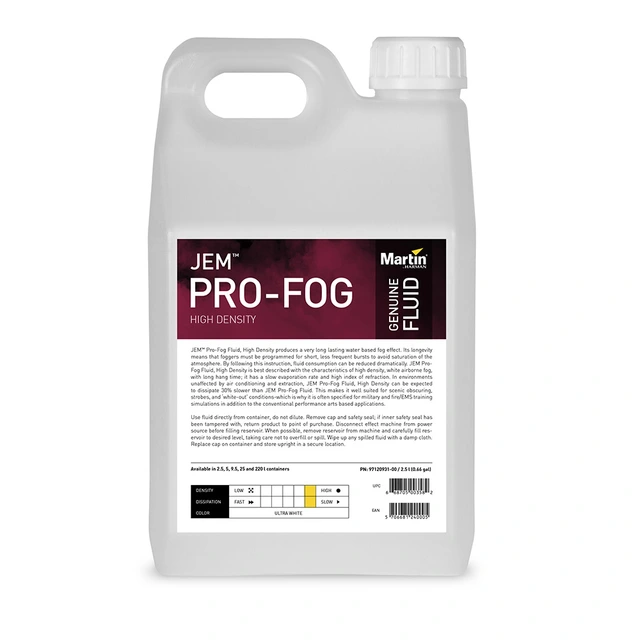 JEM Pro-Fog Fluid High Density, 4x 2.5L 