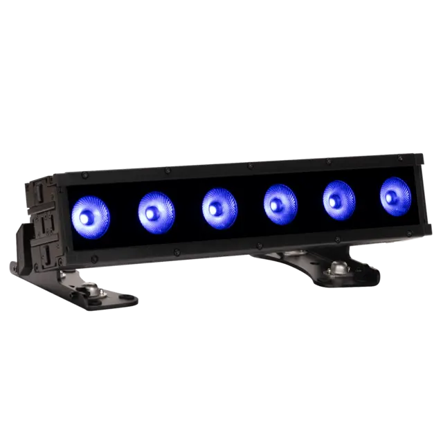Elation SIX+ Bar S 6x 20W RGBLA+UV LED Batten Fixture, IP65 