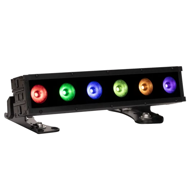 Elation SIX+ Bar S 6x 20W RGBLA+UV LED Batten Fixture, IP65 